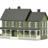 MTH 30-90185 2-Story Green Country House with White Shutters - Your Source for Gaming Essentials*