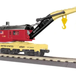 Discount MTH 30-79385 US Army Wrecker Crane Car #C-280 - Your Source for Gaming Essentials Trains