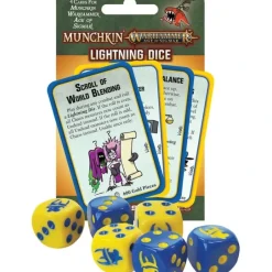 Dice>Munchkin Warhammer: Age of Sigmar - Lightning Dice and Game Cards - Your Source for Gaming Essentials