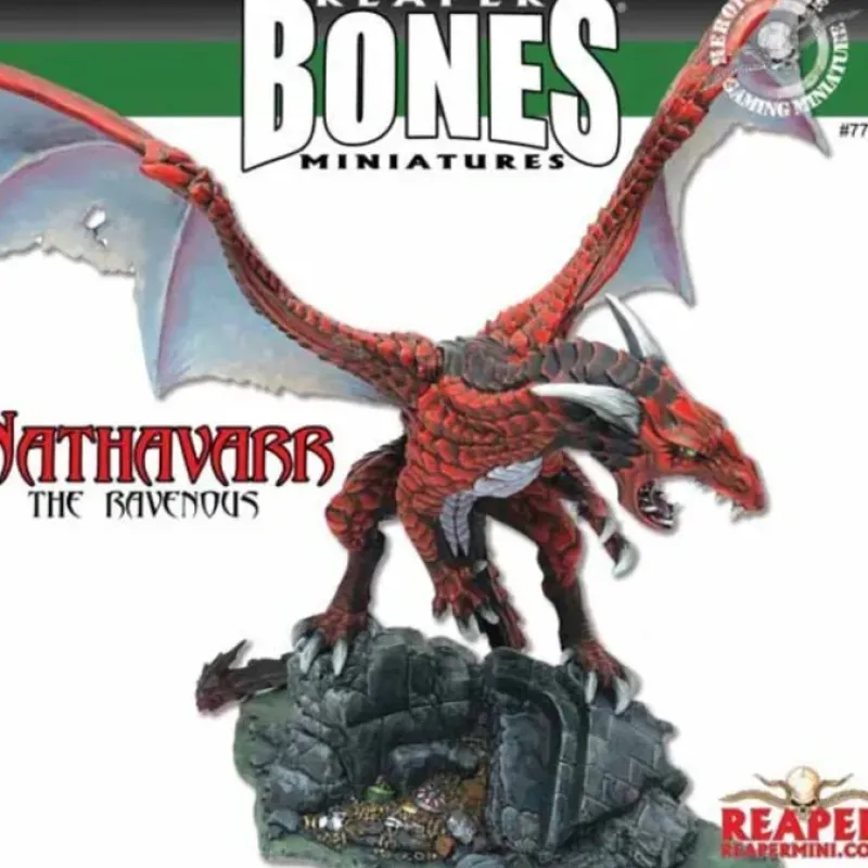 Tabletop Miniatures-Nathavarr The Ravenous #77682 Bones Unpainted Plastic Figure - Your Source for Gaming Essentials