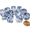 Dice>Nebula 16mm D6 Chessex Dice Block (12 Dice) - Black with White Pips - Your Source for Gaming Essentials