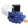 Dice>Nebula 12mm D6 Dice Block (36 Dice) - Nocturnal with Blue Pips - Your Source for Gaming Essentials