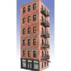 OGR 942 O Ameri-Towne: Midtown Hotel 6-Story Building Kit - Your Source for Gaming Essentials* Best