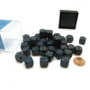 Dice>Opaque 12mm D6 Chessex Dice Block (36 Die) - Dusty Blue with Copper Pips - Your Source for Gaming Essentials