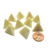 Dice>Opaque Polyhedral Bag Of 10 Blank Ivory 18mm D4 Chessex Dice - Your Source for Gaming Essentials
