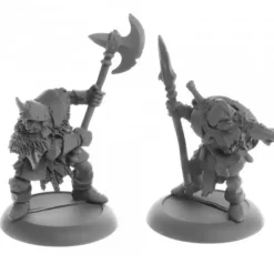 Tabletop Miniatures-Orc Warriors (2) #04072 Dark Heaven Legends Unpainted Metal Figures - Your Source for Gaming Essentials