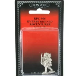 Tabletop Miniatures-Overburdened Adventurer #RPC-006 Classic Ral Partha Fantasy RPG Metal Figure - Your Source for Gaming Essentials