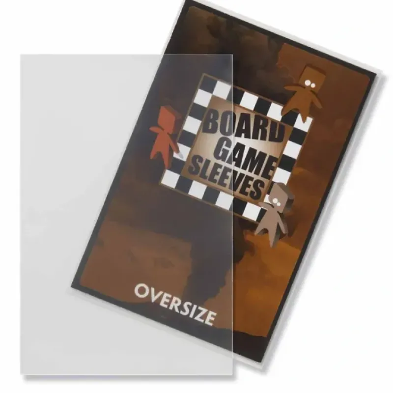 Cards-Oversize 82x124mm Clear Non-Glare Board Game Sleeves (50) - Your Source for Gaming Essentials