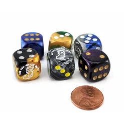 Dice>Pack of 6 Chessex Custom Engraved 16mm D6 Dice - Are You Kitten Me? - Your Source for Gaming Essentials