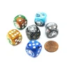 Dice>Pack of 6 Custom Engraved 16mm D6 Assorted Style Funny Meme Dice - F-U-U-U-U-U - Your Source for Gaming Essentials