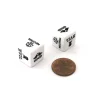Dice>Pack of 2 Custom Engraved 16mm D6 RPG Alignment Dice - 3rd Edition Good and Evil - Your Source for Gaming Essentials