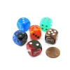 Dice>Pack of 6 Custom Engraved 16mm Assorted Style Funny Meme Dice - I Love Science - Your Source for Gaming Essentials