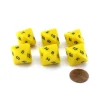 Dice>Pack of 6 D16 Koplow Games 16 Sided 20mm Opaque Dice - Yellow - Your Source for Gaming Essentials