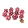Dice>Pack of 10 D12 20mm Koplow Games Glitter Dice - Purple - Your Source for Gaming Essentials