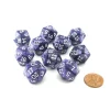 Dice>Pack of 10 D20 20mm Koplow Games Pearl Dice - Purple - Your Source for Gaming Essentials