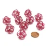 Dice>Pack of 10 D20 20mm Koplow Games Glitter Dice - Purple - Your Source for Gaming Essentials