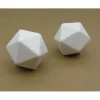 Dice>Pack of 2 Jumbo 32mm Blank 20-Sided D20 RPG Dice - White - Your Source for Gaming Essentials