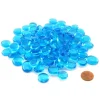 Board Games-Pack of 100 Life Stone Gaming Glass Stones - Blue - Your Source for Gaming Essentials