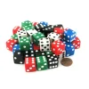 Dice>Pack of 50 Six Sided Square Opaque 16mm D6 Dice - Red White Blue Green - Your Source for Gaming Essentials