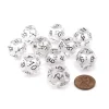 Dice>Pack of 10 Transparent 12 Sided D12 20mm Dice - Clear - Your Source for Gaming Essentials