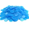 Board Games-Pack of 250 Transparent Blue Extra Thick 3/4" 19mm Sorting Chips - Your Source for Gaming Essentials