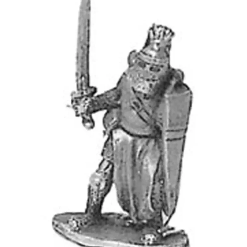 Tabletop Miniatures-Paladin in Full Chain Mail #03-077 Classic Ral Partha Fantasy RPG Metal Figure - Your Source for Gaming Essentials