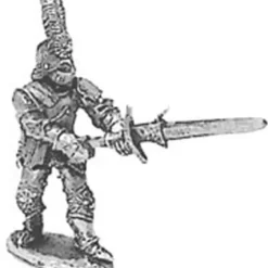 Tabletop Miniatures-Paladin with Greatsword #03-051 Classic Ral Partha Fantasy RPG Metal Figure - Your Source for Gaming Essentials