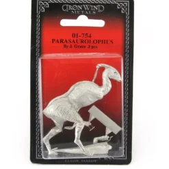 Tabletop Miniatures-Parasaurolophus #01-754 Classic Ral Partha Fantasy RPG Metal Figure - Your Source for Gaming Essentials