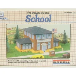 Patal 3070 HO Scale School Building Kit - Your Source for Gaming Essentials* Online