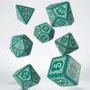 Dice>Pathfinder Agents of Edgewatch 7-Piece Polyhedral Dice Set - Turquoise with Beige Numbers - Your Source for Gaming Essentials