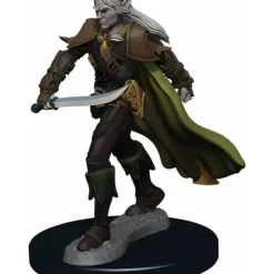 Tabletop Miniatures-Pathfinder Battles: Premium Painted Figure - (W1) Elf Fighter Male - Your Source for Gaming Essentials