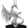 Tabletop Miniatures-Pathfinder Deep Cuts Unpainted Miniature (W14): Blue Dragon - Your Source for Gaming Essentials