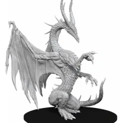 Tabletop Miniatures-Pathfinder Deep Cuts Unpainted Miniature (W14): Blue Dragon - Your Source for Gaming Essentials