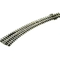 Discount Peco SL-E1487 HOm Code 75 9.33" Large Radius Left Hand Curved Switch Turnout - Your Source for Gaming Essentials Trains