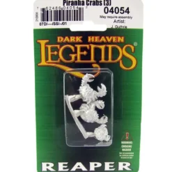 Tabletop Miniatures-Piranha Crabs (3) #04054 Dark Heaven Legends Unpainted Metal Figure - Your Source for Gaming Essentials