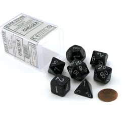 Dice>Polyhedral 7-Die Chessex Dice Set - Speckled Ninja - Your Source for Gaming Essentials