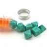 Dice>Polyhedral 7-Die Chessex Lab Dice 4 Set - Heavy Dice Turquoise with Orange - Your Source for Gaming Essentials