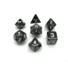 Dice>Polyhedral 7-Die Glitter Dice Set - Black - Your Source for Gaming Essentials