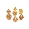 Dice>Polyhedral 7-Die Glitter Dice Set - Yellow - Your Source for Gaming Essentials