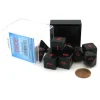 Dice>Polyhedral 10-Die Opaque Dice Set in Case - Black with Red Numbers - Your Source for Gaming Essentials
