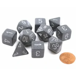 Dice>Polyhedral 10-Die Speckled Dice Set - Hi Tech - Your Source for Gaming Essentials