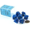 Dice>Polyhedral 7-Die Vortex Chessex Dice Set - Blue with Gold Numbers - Your Source for Gaming Essentials