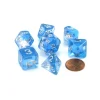 Dice>Polyhedral 7-Piece Layered Dice Set - Mint Blue - Your Source for Gaming Essentials