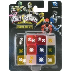 Dice>Power Rangers: Heroes of the Grid Ranger Dice Set - 14 Pieces - Your Source for Gaming Essentials