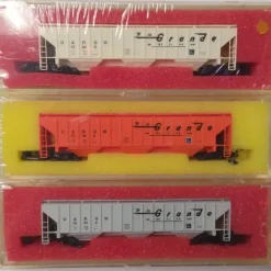 Precision Masters 1503 N Scale Rio Grande 3 Bay Covered Hopper 3-Car Kit Set MT/Box - Your Source for Gaming Essentials* New