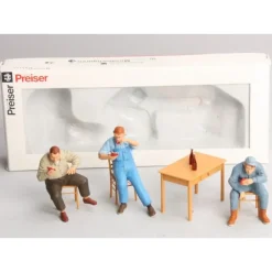 Preiser 45141 G Men Playing Cards Figures (Set of 3) - Your Source for Gaming Essentials* Sale