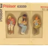 Preiser 63059 G Sitting Parents & Children Figures (Set of 3) - Your Source for Gaming Essentials* Discount