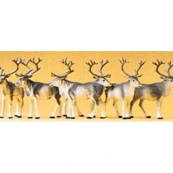 Preiser 20394 HO Animals - Reindeers Figures (Set of 6) - Your Source for Gaming Essentials* Outlet