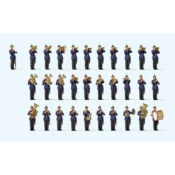 Preiser 13255 HO Circa 1900 Wurttembergian Military Band Figures (Set of 31) - Your Source for Gaming Essentials* Outlet