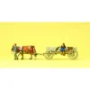 Preiser 30412 HO Farmers & Cows Figures with Farm Wagon - Your Source for Gaming Essentials* Hot